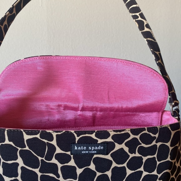 Vintage Kate Spade Giraffe Print Shoulder Bag - Picture 8 of 14